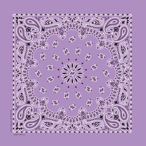 NT4405 Bandana Paisley Lavender