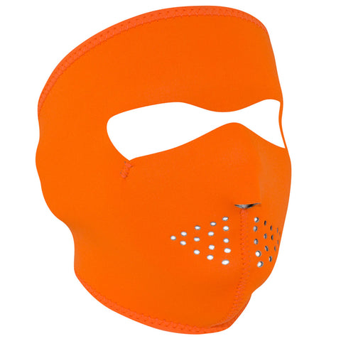 WNFM142 ZAN&reg; Full Mask- Neoprene- High-Visibility Orange