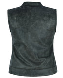 DS229  Women's Premium Single Back Panel Concealment Vest - GRAY