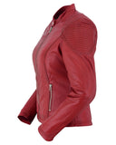 DS5501 Cabernet - Women's Fashion Leather Jacket
