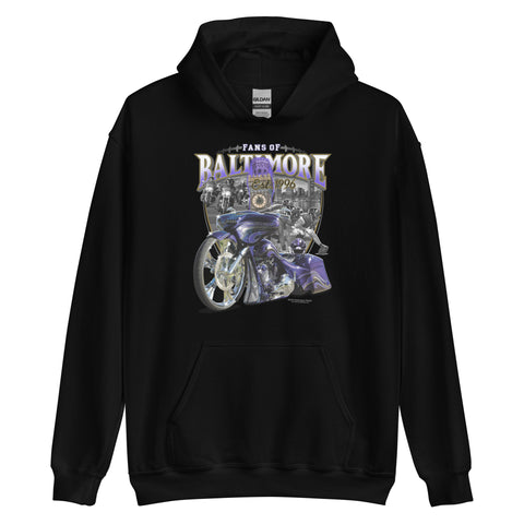 Fans of Baltimore Unisex Football Hoodie